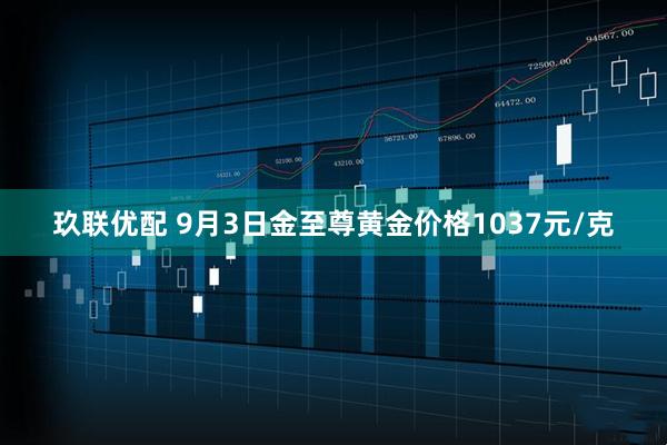 玖联优配 9月3日金至尊黄金价格1037元/克